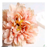 PINK Peonies Artificial Flowers Heads 8.15 Inch Silk? Peony Fake Flower Clip Peony
