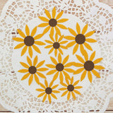 Flower Daisy Sunflower Layered Paper Die Cut Embellishments 9pc scrapbooking Sunflower