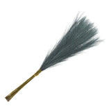 15Pcs Faux Pampas Grass,21"/55cm Fake Pampas Grass Decor,Dark Green Pampas Grass