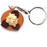 Hydrangea Leather Flower Keychain Hydrangea