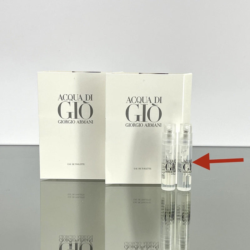 2pc) Giorgio Armani Acqua di Gio for Men 0.04oz-1.2ml EDT Spray SAMPLE VIAL (C50 EDT