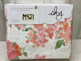 Sky Blushing Hydrangea Collection Full / Queen Duvet Cover & Shams Set Pink New Hydrangea