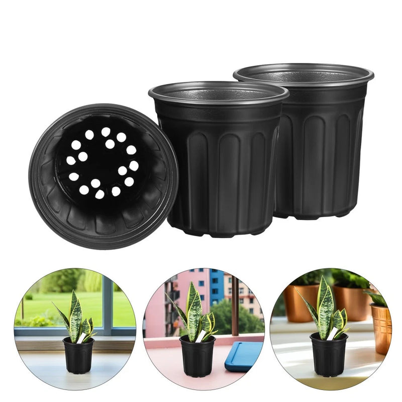 50 Pcs Pots with Drainage Holes Nursery for Plants Gardening Garden Plants