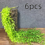 Simulation Willow Indoor Decoration, Green Plant Ceiling, Hanging Willow Branche Green Plant