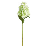 NWT 29" Real Touch Green Hydrangea Stem, 6" Bloom, Fake Flowers (one) Hydrangea