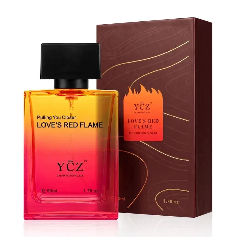 Ycz LOVE'S RED FLAME Perfume Men, Long-Lasting Fragrance, 50 ml (1.7  fl. Oz) EDP