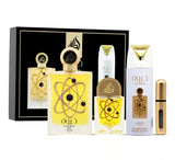 Lattafa Tharwah Gold Eau de Parfum Gift Set 3pcs Unisex Arabic Luxury Perfume __ EDP
