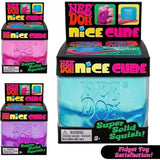 Nee Doh Nice Cube - Super Solid Squish! (Blue) - Brand New/Factory Sealed! Roses