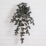 41" UV Artificial Wandering Jew Hanging Plant (Indoor/Outdoor)- Set of 3 Green Plant