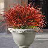 Uieke 6 Bundles Artificial Outdoor Plants UV Resistant Fake Grass Plants Faux... Green Plant