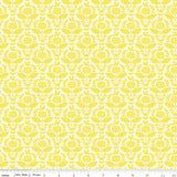 Yard~ Sunny Skies Yellow Floral By Riley Blake $3.99 Ships ANY Amount Of Fabric Flowering Plants