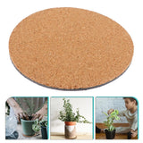 Garden Cork Plant Mat Round Absorbent Cork Flowerpot Plate Pad 6 Inch Garden Plants
