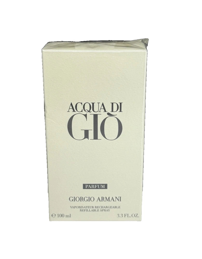 Acqua Di Gio Giorgio Armani Parfum Woody Acquatic Fragrance Spray  3.3 oz (NIB) EDP
