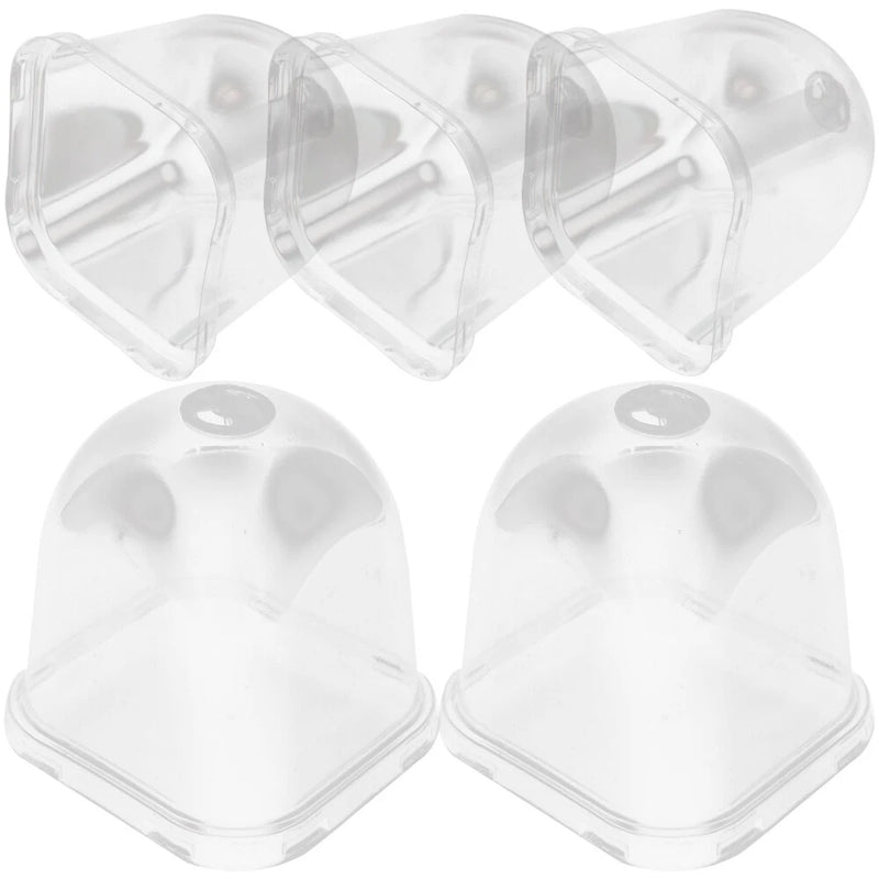 5PCS Garden Cloche Stuffy Plant Cover Square Protection Dome Freeze Flowerpot Garden Plants