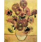 Large Oil painting vase with sunflowers still life flower on canvas Handmade art Sunflower