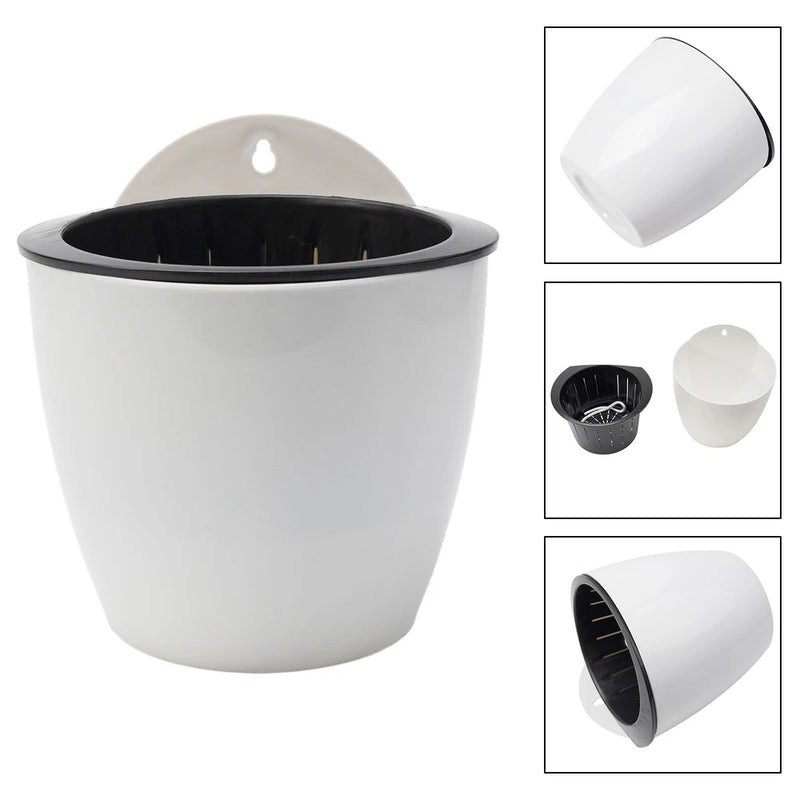 Flower Pot Water-absorbing Fence Garden Hanging Indoor Outdoor Plastic Garden Plants