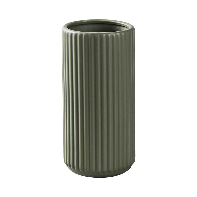 Green Ceramic Flower Vase for Pampas Grass, 8 inch Small Decorative Centerpie... Pampas Grass