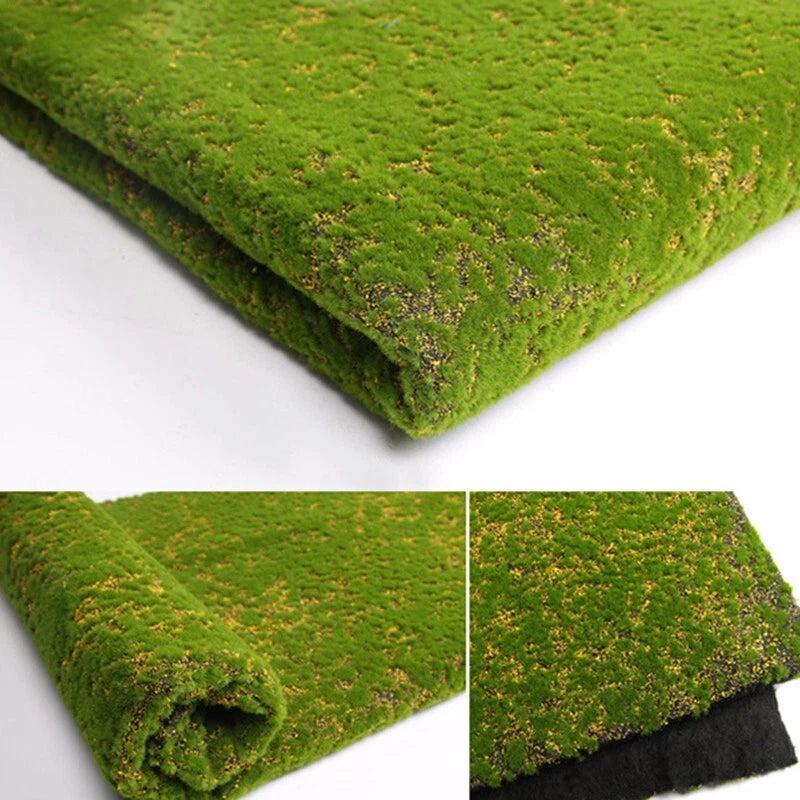 Artificial Moss Fake Green Plants Faux Moss Grass/for Shop Home Patio Decoration Green Plant
