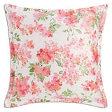 Sky Bedding Euro Pillow Shams Set of 2 Floral Blushing Pink Hydrangea Rtl $145 Hydrangea