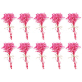 10 Pcs Mini Dried Flower Bouquet Baby's Breath Boho DIY Gift Rose Pink Dried Flower