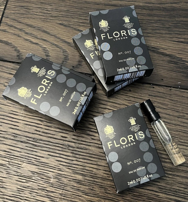 Floris No. 007 Eau De Parfum James Bond Collab 0.2ml x 5 (10ml) NEW Discontinued EDP