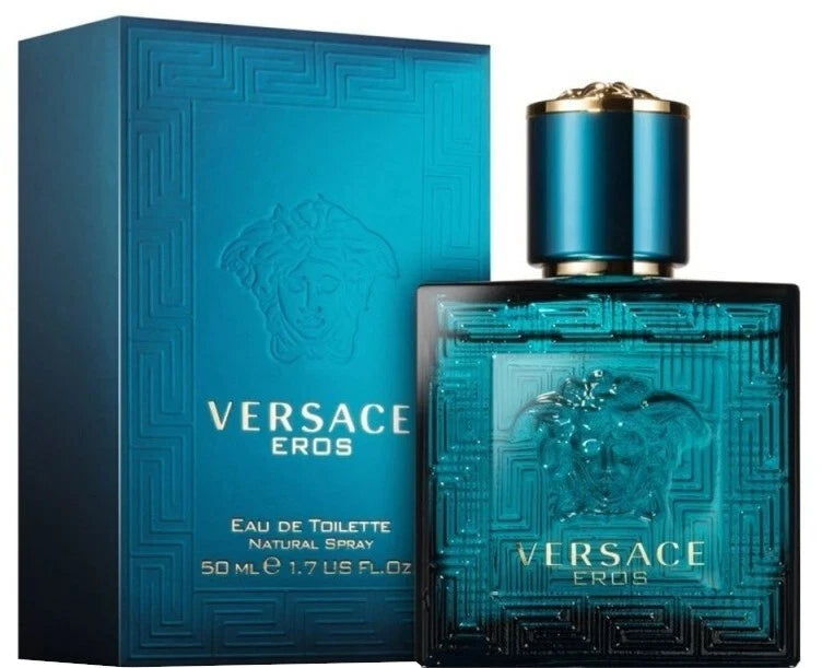 Versace Eros by Versace for Men Eau de Toilette Spray 1.7 oz EDT