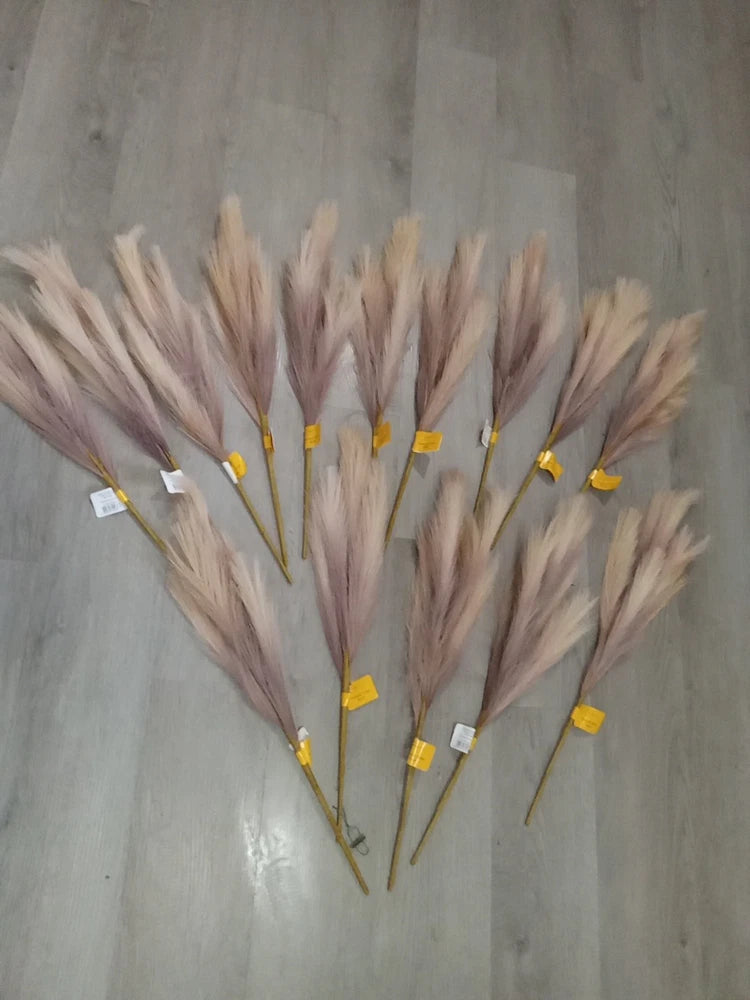 15 New 22in Faux Pampas Grass Pampas Grass
