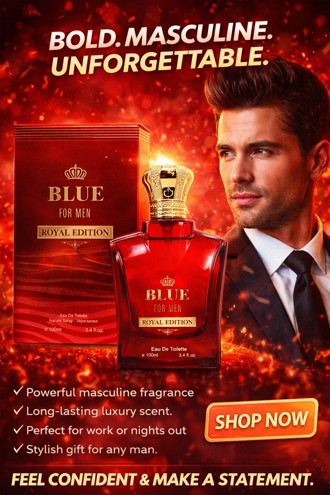 Blue for Men Royal Edition 3.4 oz Eau de toilette Long Lasting Fragrance EDT