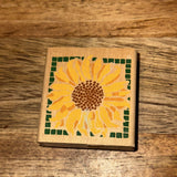 Rubber Stampede A848E Sunflower Mosaic Wood Rubber Stamp (FREE GLOBAL SHIPPING) Sunflower