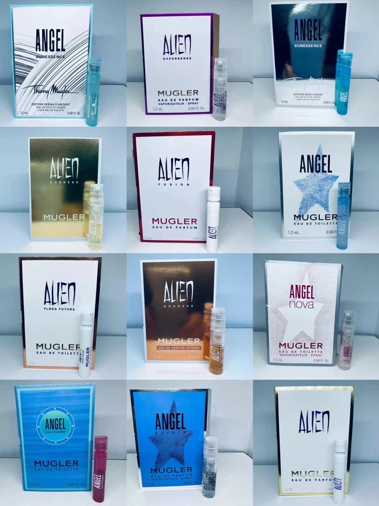 THIERRY MUGLER Perfume Sample Vials Spray 0.04oz/1.2ml Choose Your Scent EDP