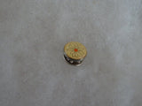 Drawn Flower sunflower blouse button style Vintage Badge pin Sunflower