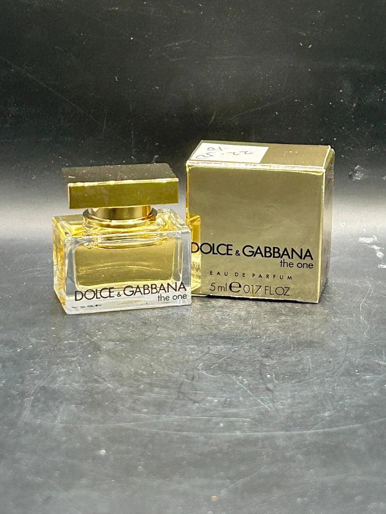 Perfume bottle and box for DOLCE&GABBANA the one 5ml EDP