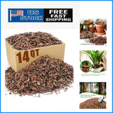 14qt Organic Orchid Potting Bark - Natural Mulch for Healthy Root Development Orchids