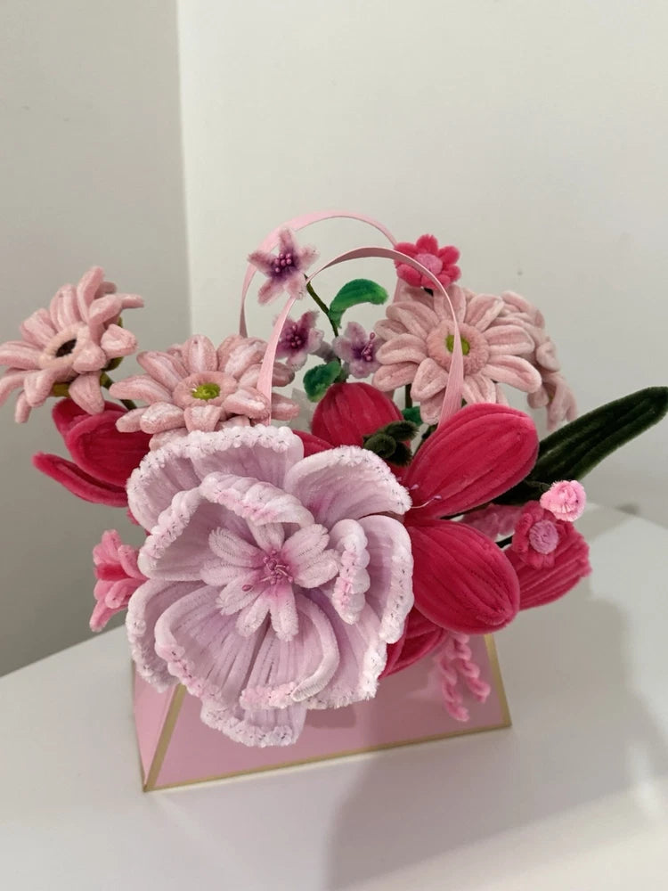 Pink  Bouquet for Her, Anniversary & Wedding,birthday, handmade finished product Sunflower
