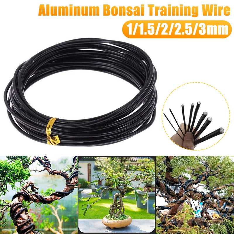 1/1.5/2/2.5/3mm Aluminum Bonsai Training Wire Plant Shapes Garden Accessories Garden Plants