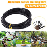 1/1.5/2/2.5/3mm Aluminum Bonsai Training Wire Plant Shapes Garden Accessories Garden Plants