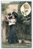 Language Of Flowers Postcard Couple Romance Ranunculus You Are Radiant Charm Ranunculus