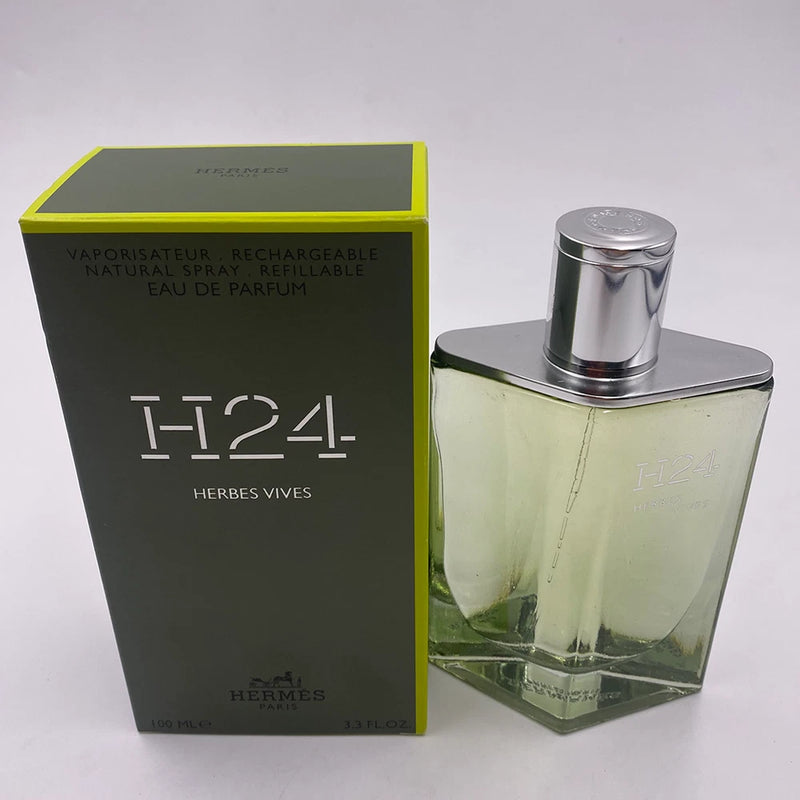 HERMES H24 HERBES VIVES EDP 3.3 OZ/ 100 ML SPRAY FOR MEN NEW SEALED IN BOX EDP