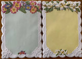 Carol's Rose Garden BOUQUET NOTEPAD Embossed Die-Cut Carol Wilson UPICK Design Bouquet