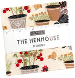 The Henhouse Moda Charm Pack 42 100% Cotton 5-inch Precut Cotton Fabric Squares Flowering Plants