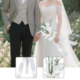Wedding Bridal Bouquet White Decorative for Bridal Shower Proposal Marriage Bouquet