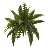 Nearly Natural 14Ó Boston Fern Artificial Plant Home Office Decoration Set of 6 Green Plant