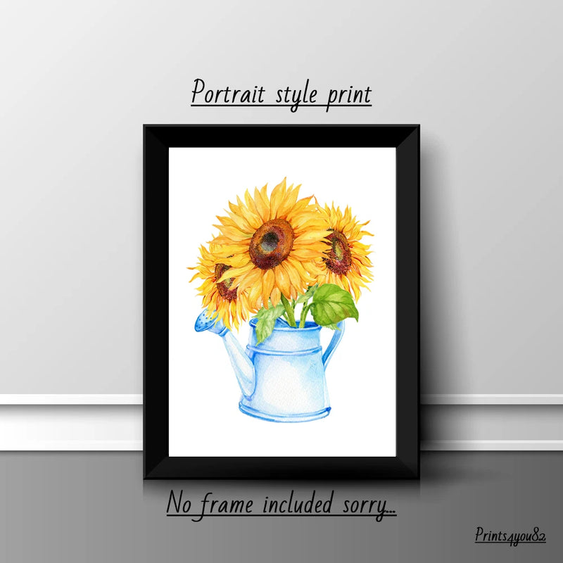 SUNFLOWERS FUN A4 PRINT POSTER PICTURE WALL ART HOME DECOR UNFRAMED NEW GIFT Sunflower
