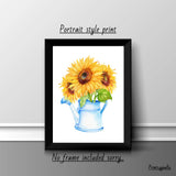 SUNFLOWERS FUN A4 PRINT POSTER PICTURE WALL ART HOME DECOR UNFRAMED NEW GIFT Sunflower