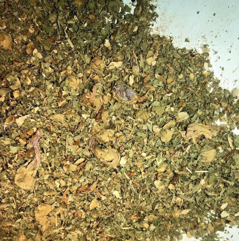 Marshmallow Leaf & Flower Mix - Quality Medicinal Blended Herbs - 1/8 oz ounce Dried Flower