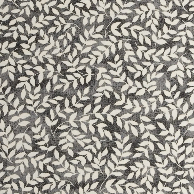 Bouvier Black - Leaf Print by the Yard Flowering Plants