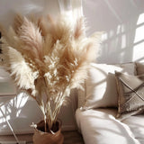 10 PCS 40'' Pampas Grass Tall Decor Pompas Floral Floor Vases Living Room Pampas Grass