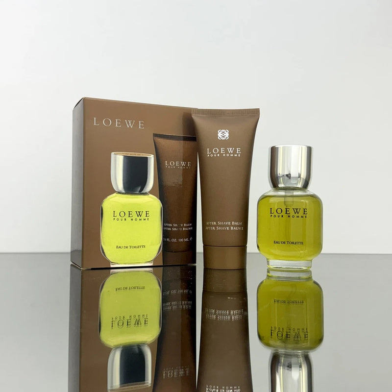 LOEWE POUR HOMME 2pc SET 3.4oz EDT Spray + 3.4oz A/S/B   *DISCONTINUED* (A06 EDT