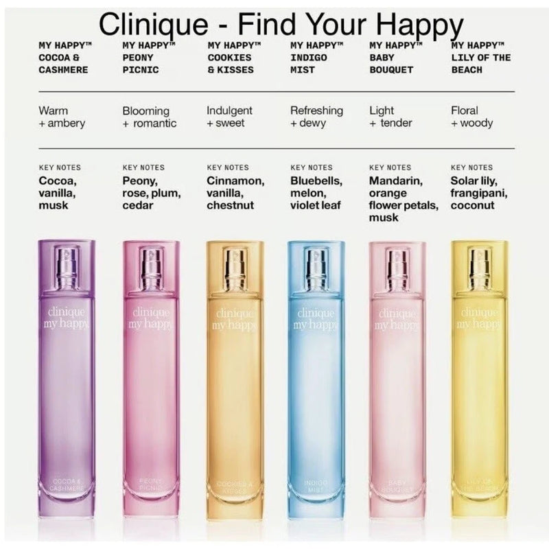 Clinique My Happy Collection Women (Select 1 Fragrance) .5oz Eau de Parfum Spray EDP