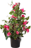 24" Artificial Bougainvillea Climbing Plant - Lifelike Decor for Home & Garden Green Plant
